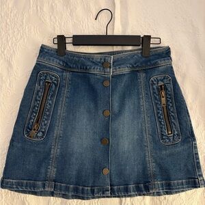 Denim Mini Skirt